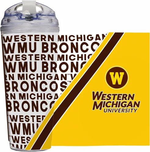 Miniatura 31 de Rico Industries Taza acrílica NCAA estándar de 24 onzas con tapa con bisagra, taza de doble pared oficialmente licenciada con pajita