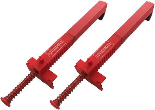 LXQ 7.9-9.4 pulgadas de actualización extendida de línea de ladrillo clips de línea se venden en pares, rojo