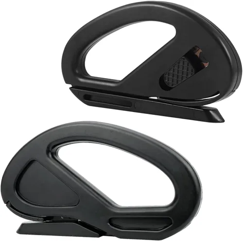 Miniatura 8 de 2 piezas de cortador de papel de regalo, herramienta de corte de película de vinilo de seguridad Snitty con cuchilla, cuchilla de fibra de carbono