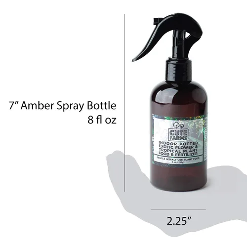 Miniatura 2 de Cute Farms Fertilizante para plantas tropicales y flores exóticas en maceta para interiores Fórmula suave de uso semanal para plantas