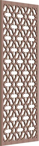 Miniatura 51 de Madison Paneles de pared decorativos de madera con calado, 9 3/8 pulgadas de ancho x 24 3/8 pulgadas de alto x 3/8 de alto, roble rojo rojo (Red Oak)
