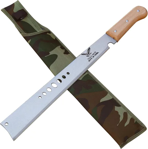 Miniatura 8 de Armory Replicas Cuchillo de machete de espiga completa - Herramienta multiusos para acampar al aire libre