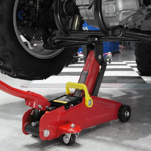 Miniatura 7 de BIG RED Gato hidráulico de carretilla de servicio/suelo portátil con liberación lenta especial y funda de almacenamiento y transporte moldeada por