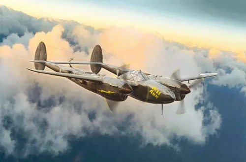 Miniatura 2 de Italeri 1446 P-38J Lightning 1:72 Kit de modelo de plástico a escala 1:72