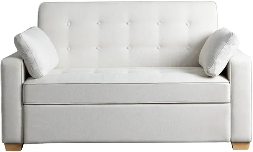 Miniatura 16 de Serta Ainsley Sofá Cama Convertible de 66.5", Tamaño Full, Dreamcoil Comfort, Tela Tejida Suave, Carbón