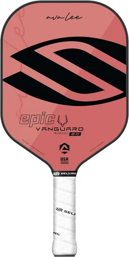 Miniatura 13 de Selkirk Sport Vanguard - Paleta híbrida de pickleball de fibra de carbono con núcleo de polipropileno X5, raquetas de pickleball 1.0 Rojo