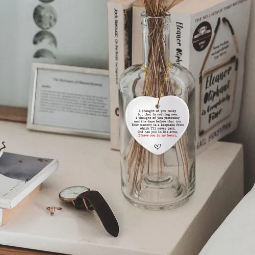 Miniatura 3 de Adorno conmemorativo de regalo para seres queridos, tu memoria es un recuerdo del que nunca me separaré, regalos de recuerdo de condolencia por
