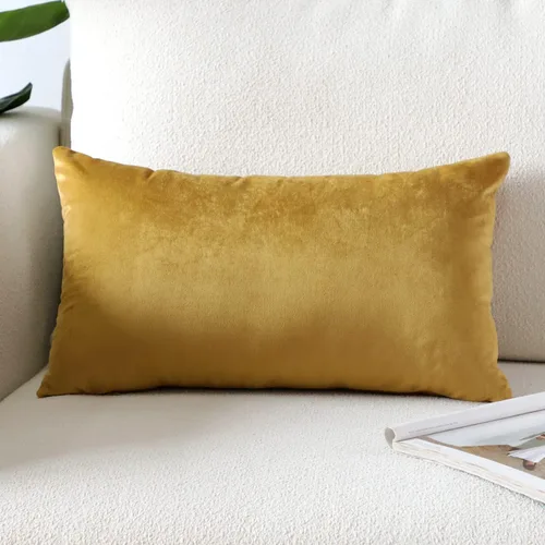 Miniatura 68 de Artscope Fundas de Almohada de Terciopelo de Lujo Súper Suaves Decorativas Cuadradas Fundas de Cojín para Sofá Sillón Dormitorio Decoración