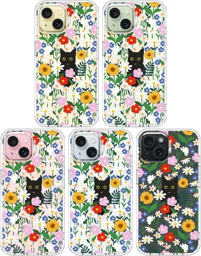Miniatura 3 de MOSNOVO - Funda para iPhone 14/15 Plus, protección Buffertech contra caídas de grado militar (6.6 pies), antidesprendimiento, poliuretano