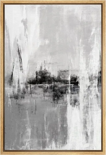 Miniatura 42 de SIGNFORD Lienzo enmarcado para pared, acuarela pastel, morado, luna, cielo, naturaleza, ilustraciones de área silvestre, arte moderno, vibrante