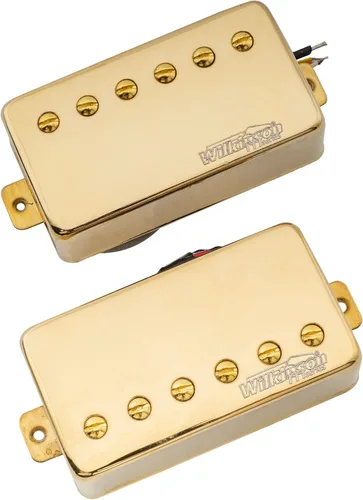 Miniatura 11 de Wilkinson Vintage Tone Alnico - Juego de 5 pastillas Humbucker para guitarra eléctrica estilo Les Paul, cromada Juego de cromo