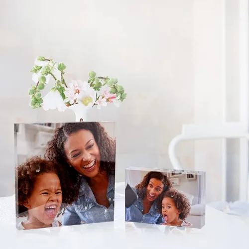 Miniatura 5 de Canvas Champ Personalized Acrylic Photo Blocks, Photo Printed Blocks, Custom photo acrylic blocks (4"x6")
