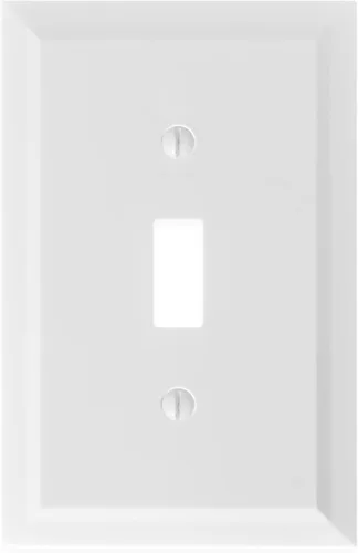 Miniatura 10 de Questech Cubiertas de tomacorrientes, placas de pared dúplex individuales, placas de interruptor de 1 banda, tamaño estándar, cubiertas de toma