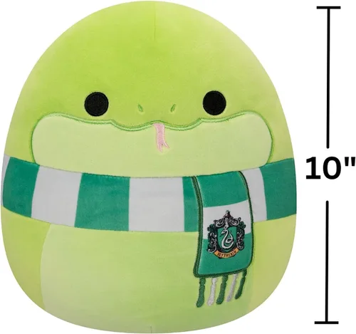 Miniatura 6 de Harry Potter House Squishmallow Bundle – Elige tu casa más gomitas a juego (serpiente verde (Slytherin), 10 pulgadas)