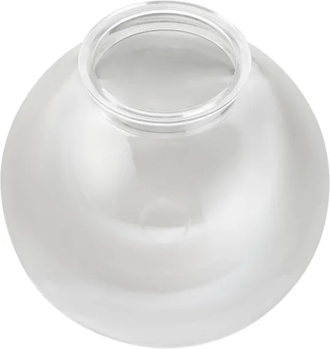 Miniatura 4 de Aspen Creative 28002-60-41, 8 pulgadas de acrílico transparente lámpara poste globo con 3-7/8" cuello