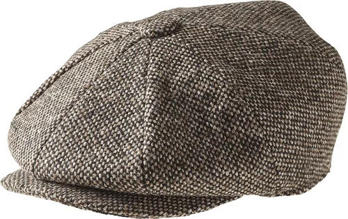 Peaky Blinders Gorra plana de lana estilo Newsboy de 8 piezas para hombre