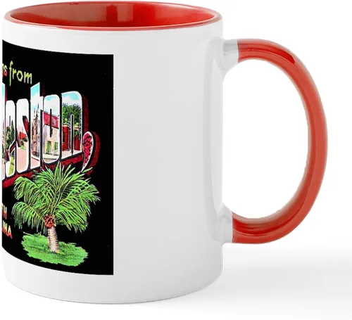 Miniatura 19 de CafePress Taza de café de cerámica de 11 oz (11.0 fl oz) de la bandera de Carolina del Sur Taza con la bandera de Carolina del Sur