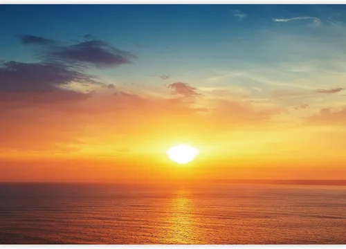 Miniatura 3 de Mural de pared 3D de atardecer atardecer, paisaje oceánico, removible, autoadhesivo, decoración de pared, para niños y niñas, habitación de niños