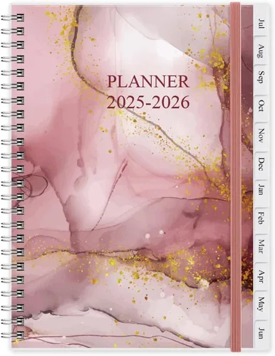 Miniatura 11 de Planificador/Calendario de Bolsillo 2026 - Cuaderno y Diario Organizador Semanal y Mensual A6 para Seguir Objetivos, Fácil de Organizar tu Vida Azul