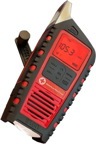 Eton Odyssey Adventure Radio meteorológica NOAA con manivela, radio de emergencia de todas las bandas, tormenta de onda corta AM/FM, Bluetooth,