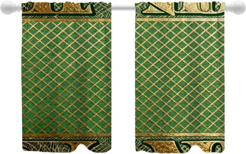 Miniatura 120 de Shrahala Cortinas de hojas de arce otoñales para ventanas de cocina, hojas rojas ardientes, fondo marrón, paneles de cortina de ventana de poliéster