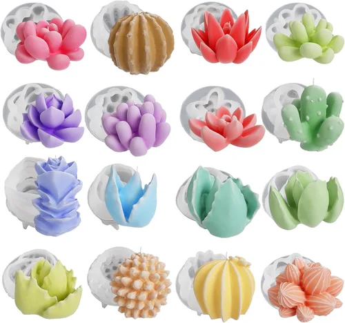Miniatura 7 de Molde de Resina de Vela de León 3D - Moldes de Silicona de Fundición de Resina para Decoración del Hogar y Fabricación de Velas Molde Espiral