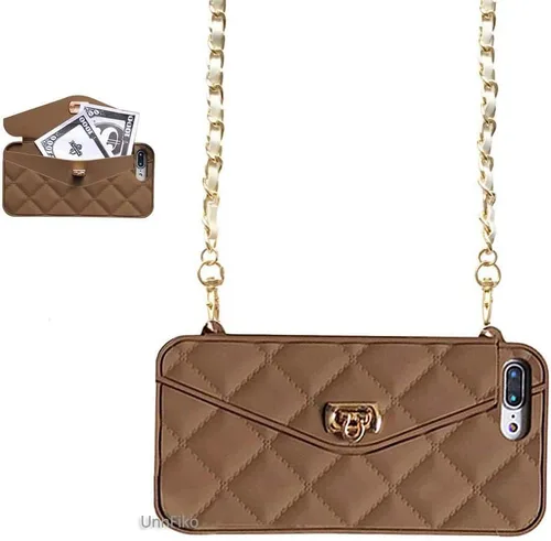 Miniatura 13 de UnnFiko - Funda tipo cartera compatible con iPhone XR, diseño elegante de bolsa de lujo, cartera abatible con funda para tarjetas, cubierta de Negro