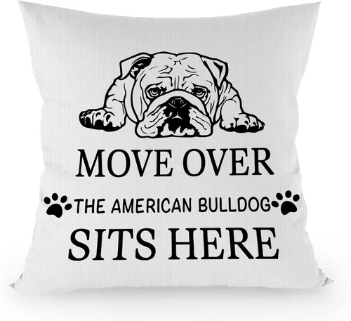 Miniatura 11 de Fundas de almohada Boxer Decor de 18 x 18 pulgadas, decoración del hogar de perros, regalos para amantes de los perros, almohadas decorativas Move
