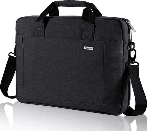 Miniatura 15 de Voova - Bolso para laptop de 15, 15.6, 16 pulgadas, funda para computadora con bandolera, maletín expandible impermeable para negocios para hombres