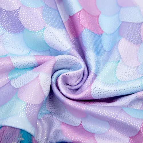 Miniatura 139 de EQSJIU Leotardo de baile de manga larga para niñas, vestido de ballet brillante con copo de nieve, tutú con falda tutú para niñas