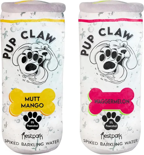 Nestpark Pup Claw juguetes para perros – Divertidos y lindos juguetes de peluche para perros con silbato – Parodia (2 unidades) (Paquete Tropical)