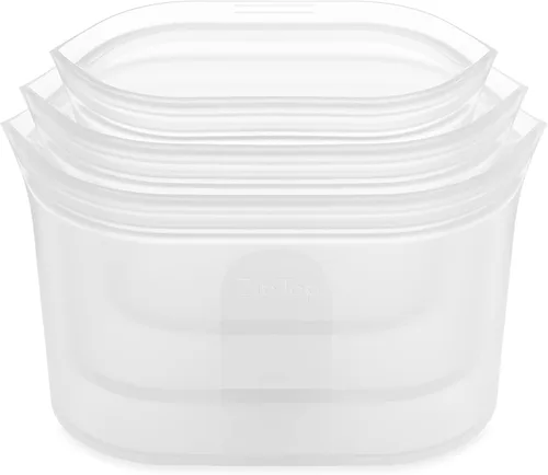 Miniatura 13 de Zip Top - Contenedores reutilizables de silicón 100 % platino