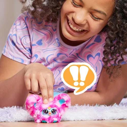 Miniatura 7 de Furby Furblets Dah-Tee Mini Friend, más de 45 sonidos, música country, solo habla furbish, juguetes de peluche electrónicos para niñas y niños