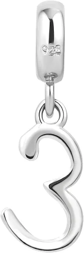 Miniatura 2 de LovelyCharms - Abalorio de plata de ley 925, diseño de letra del alfabeto