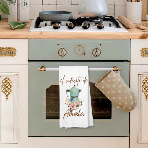 Miniatura 4 de Voatok Abuela Gifts - Toallas de cocina de café, regalos de Abuela para Navidad, cumpleaños de parte de nietos, toallas de mano para el mejor regalo