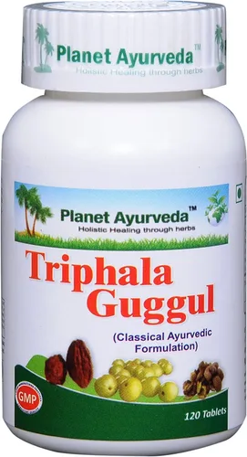 Miniatura 2 de Planet Ayurveda Triphala Guggul - 2 Botellas (Cada 120 Tabletas, 500 mg)