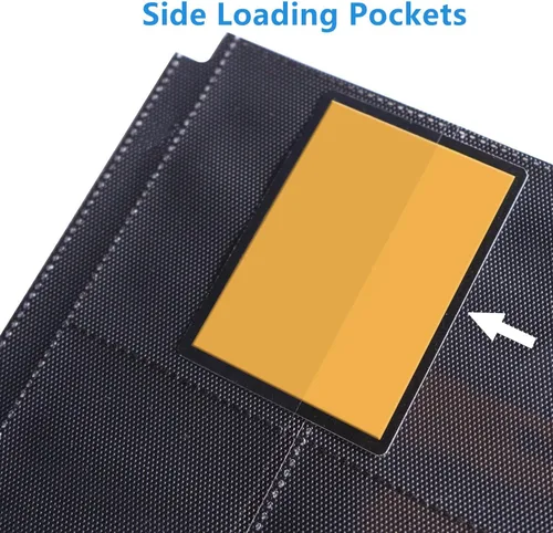 Miniatura 6 de Carpeta para tarjetas de 16 bolsillos, más de 1000 carpetas de tarjetas coleccionables con cremallera de alta calidad, álbum de bolsillo de doble