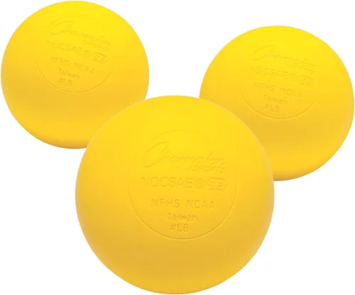 Miniatura 9 de Champion Sports Lacrosse Balls - Tamaño y peso oficiales, aprobado por la NCAA y NFHS, certificado SEI - Profesional y juvenil juego y práctica