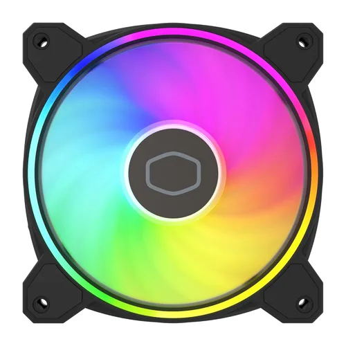 Miniatura 13 de Cooler Master MF120 Halo² Carcasa Enfriador de Líquido Ventilador de Enfriador de Aire, Ventilador de 120mm, Anillos aRGB de Bucle Dual, PWM