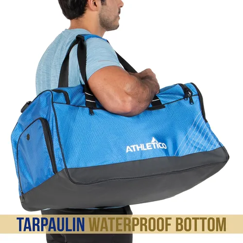 Miniatura 4 de Athletico Sideline - Bolsa de fútbol para baloncesto, voleibol y fútbol, incluye compartimento separado para tacos (negro)