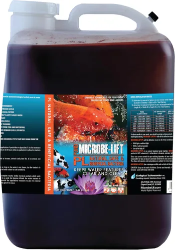 Miniatura 8 de Eco Labs 971047 10PLG4. Microbe Lift, líquido que reduce bacterias y crea un ambiente agradable para los peces. Un galón.
