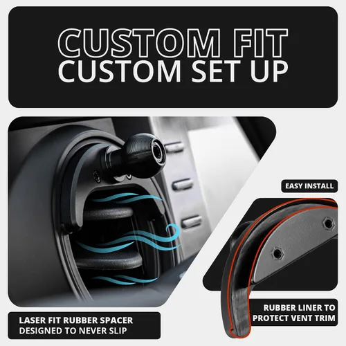 Miniatura 3 de Tackform Link - Soporte magnético de carga inalámbrica para teléfono, compatible con MagSafe, Toyota Tacoma 2016-2023 y Toyota Tundra 2014-2021