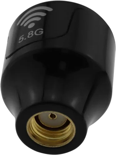 Miniatura 3 de E-outstanding Negro Super Mini Stubby 5.8GHz 5dBi Antena SMA Hembra para FPV Transmisor TX RX RC MAK-RHCP