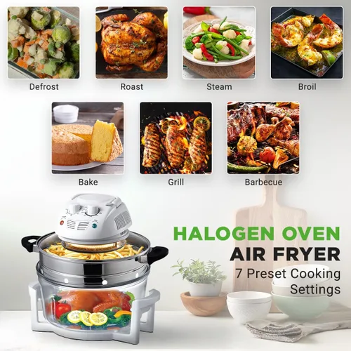 Miniatura 2 de Horno de convección NutriChef, cocina saludable, Blanco