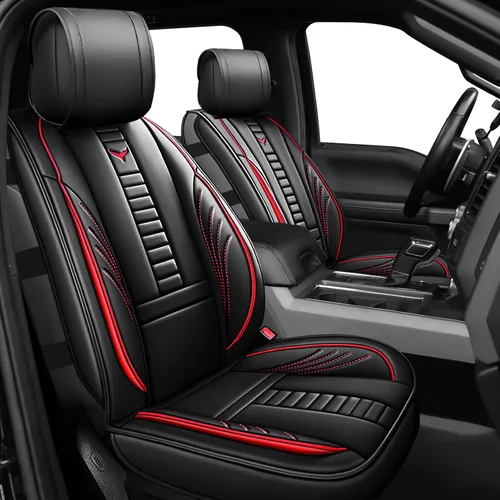 Tacoma - Fundas de asiento de camioneta, protectores de asiento personalizados para Toyota Tacoma 2008, impermeables, de piel sintética, protección