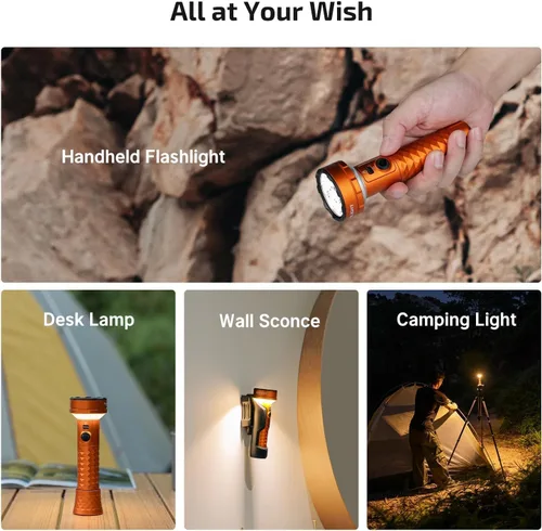 Miniatura 5 de OLIGHT Prowess - Linternas recargables de alto lúmenes, linterna súper brillante de 5,000 lms con funda, LED de carga USB-C de alta eficiencia