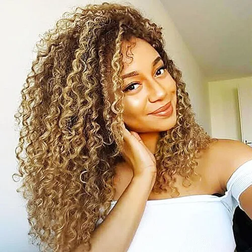 Miniatura 73 de 7 paquetes de cabello rizado de ganchillo GoGo de 6 pulgadas, pelo corto, para mujeres, rizos de playa, trenzas de ganchillo de torsión profunda