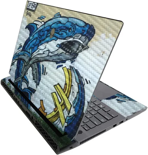 Miniatura 648 de MightySkins - Skin brillante con purpurina para Alienware M17 R3 (2020) y M17 R4 (2021) - Diversión de los años 90 Acabado duradero con purpurina
