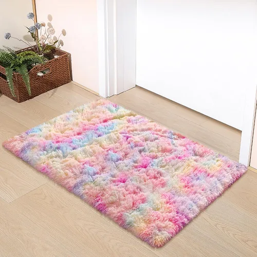 Miniatura 41 de Alfombras de pasillo beige de 2 x 6 pies para dormitorio, sala de estar, alfombra de felpa suave y esponjosa, alfombra de pasillo para pasillos