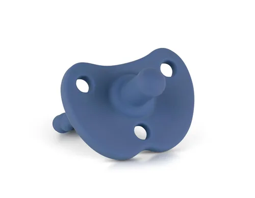 Miniatura 3 de Sweetie Chupetes de silicona para recién nacido, chupete para bebé, chupete de silicona suave, certificado sin BPA, juego de 2 unidades (azul marino)